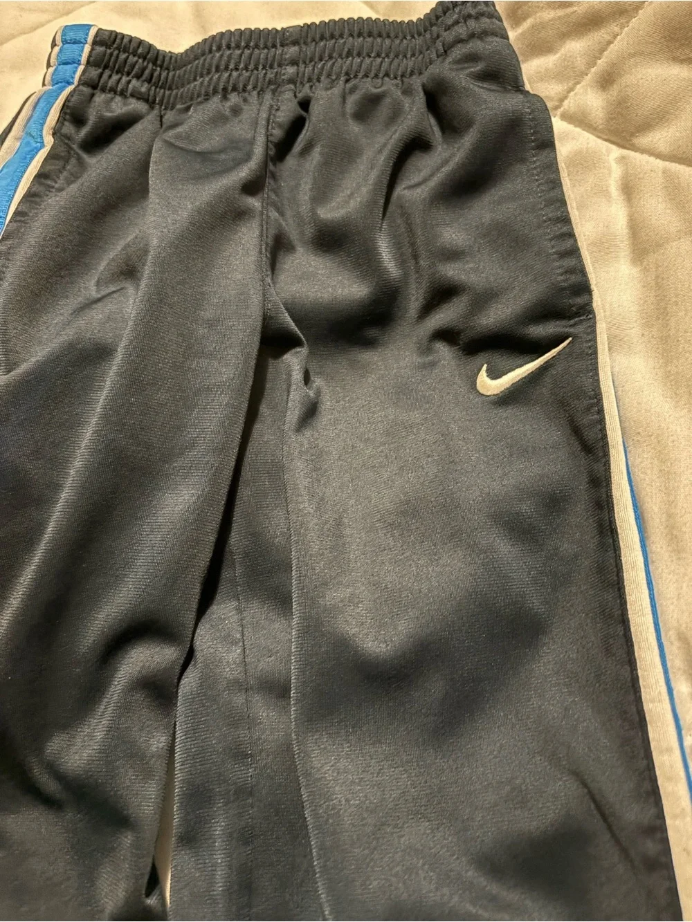 Nike Kids Black and Blue 'Just Do It' Track Jacket & Pants Set - Picture 6 of 7